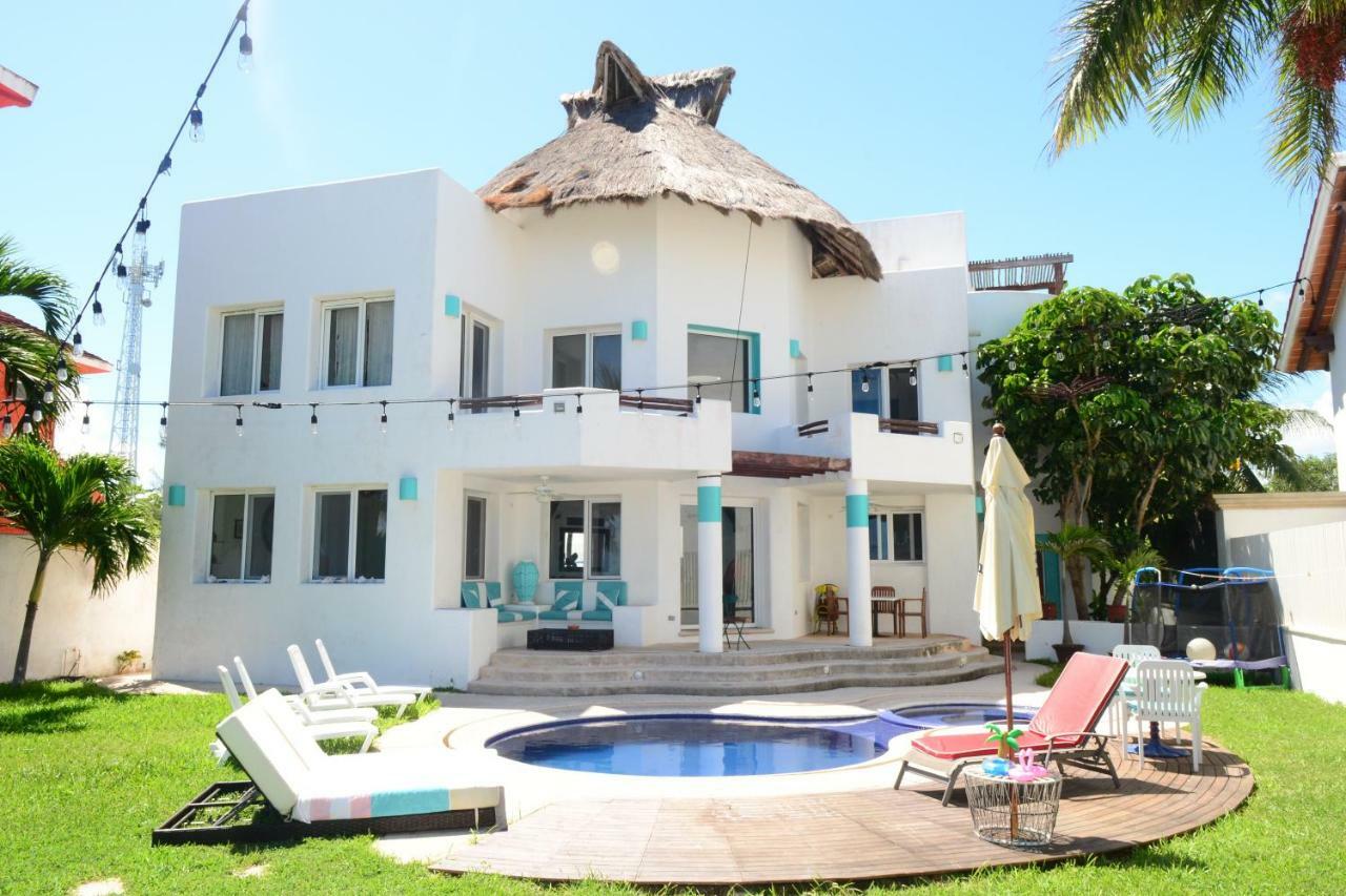 Villa Bella Casa junto al Mar Caribe Cancún Esterno foto