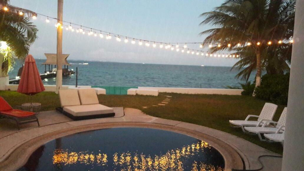 Villa Bella Casa junto al Mar Caribe Cancún Esterno foto